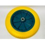 PU Wheel Tyre (PVC Hub Blue) Yellow