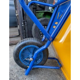 Wheel Barrow 2 In 1 Heavy Duty Yellow/Blue